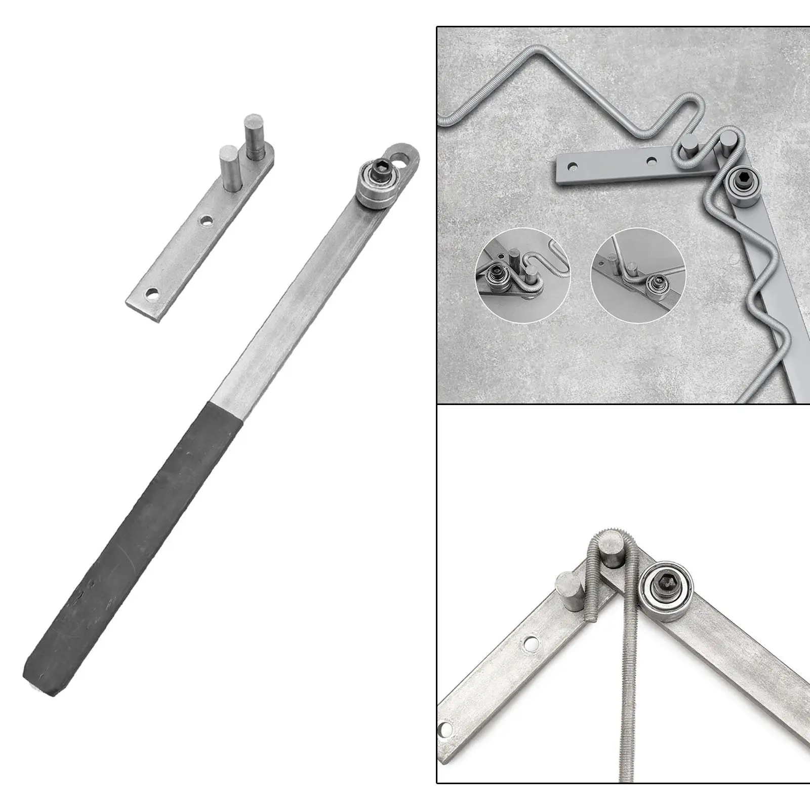 أداة ثني القضبان اليدوية شديدة التحمل - أداة ثني منضدة سطح المكتب لأنابيب الحديد والأسلاك