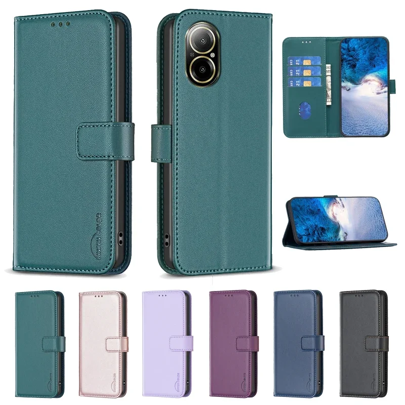 

For Realme C67 4G Case Leather Wallet Flip Case on For Realme C67 C51 C53 C55 C 67 RealmeC67 RealmeC51 Coque Fundas Shell 2024