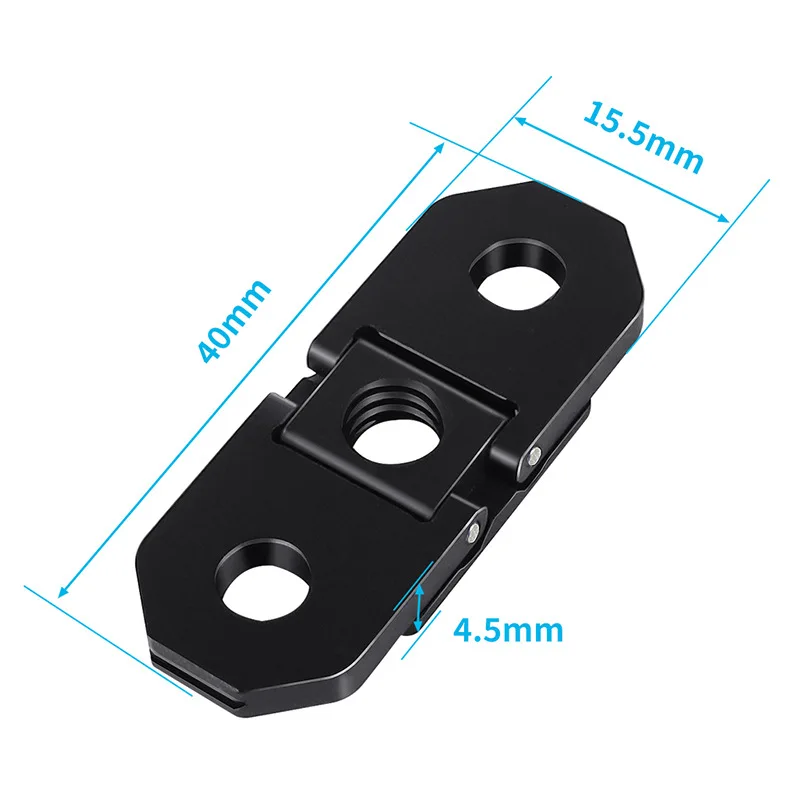 For Gopro 13 Accessories Metal CNC Mount Fold Suction Magnet Fixed replace Alloy Buckle 1/4\