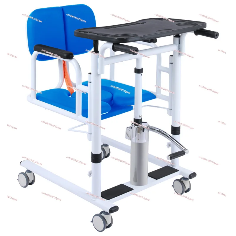 Transfer machine for elderly care, paralyzed, bedridden, and disabled patients, multifunctional hydraulic lifting transfer chair