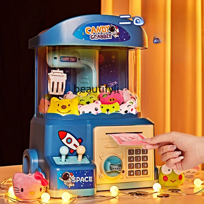 

Children's password savings piggy bank can be stored and can only enter the secret box