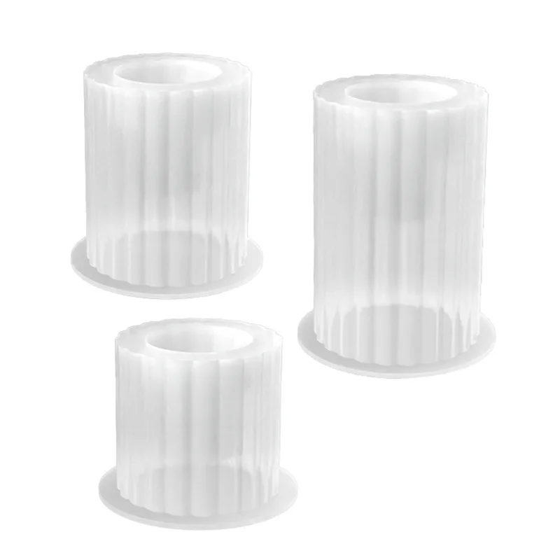 

AG-3PCS Candlestick Mold DIY Simplicity Canlde Holder Casting Mould Concrete Resin Mold