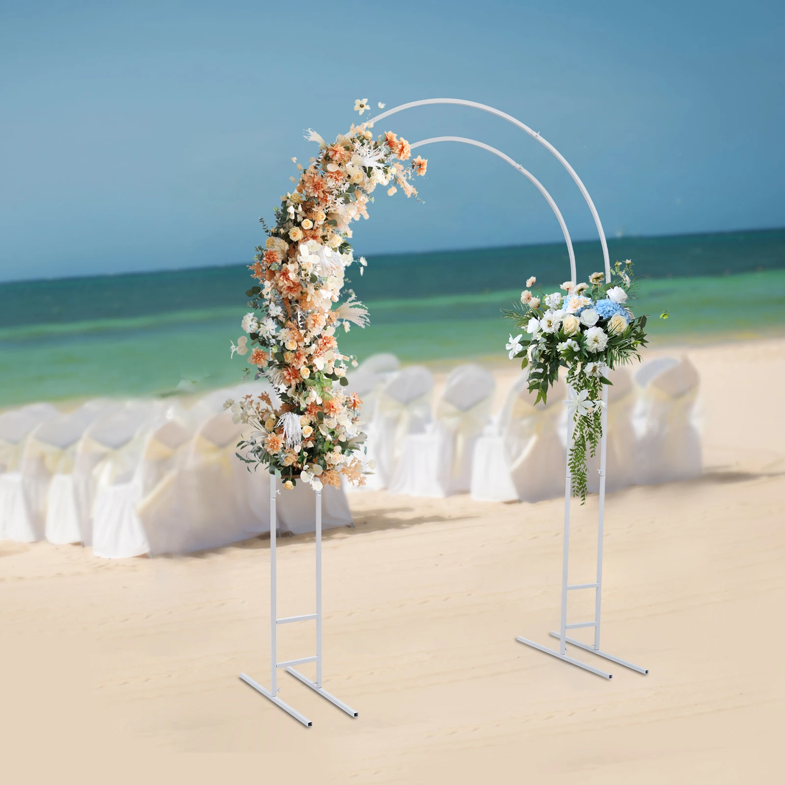 7.2ft Wedding Arch Stand With Base Balloon Backdrop Arch Stand Wedding Party Decor