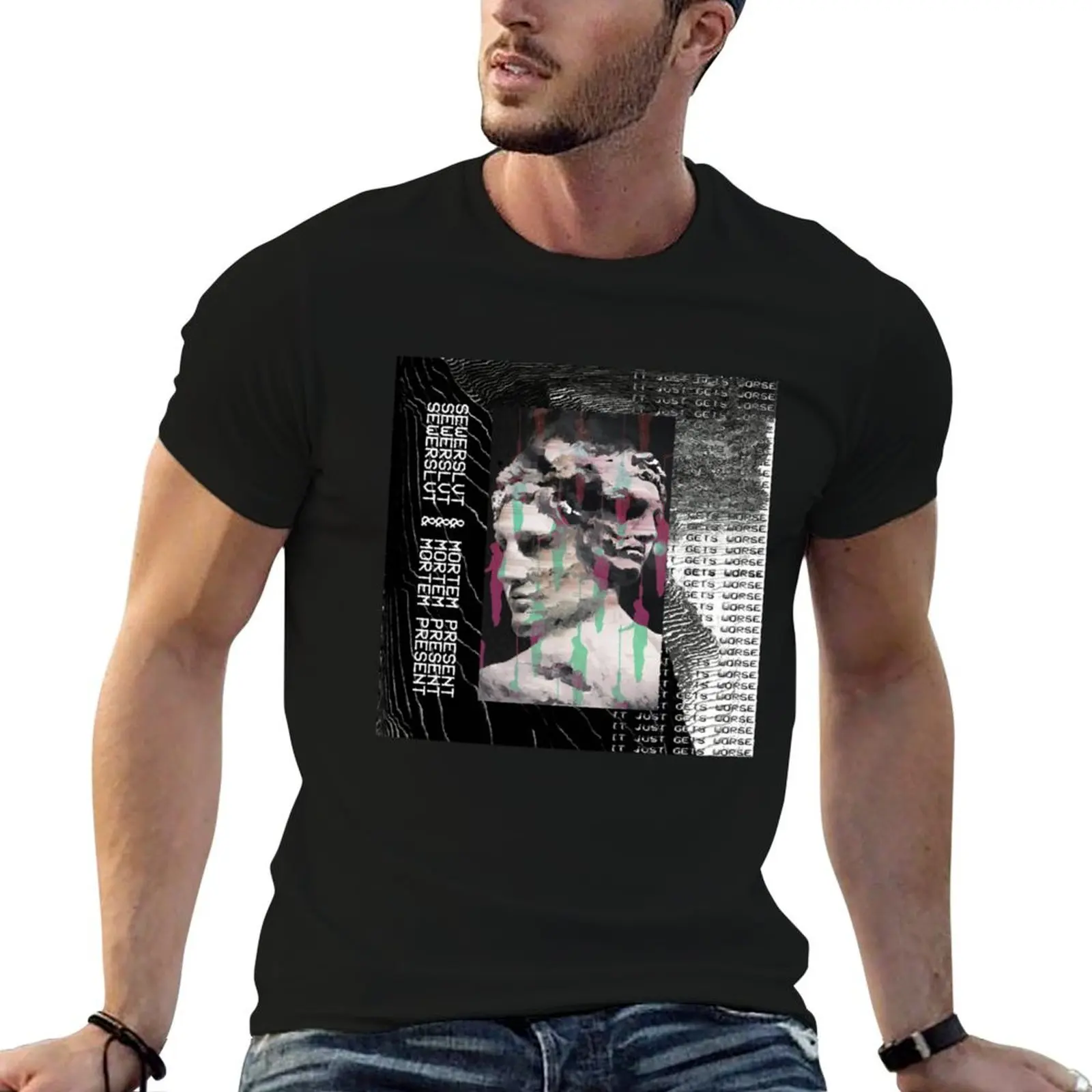 

Sewerslvt It Just Gets Worse album cover T-Shirt t shirts for man graphic funny graphic t shirts for man T-Shirt