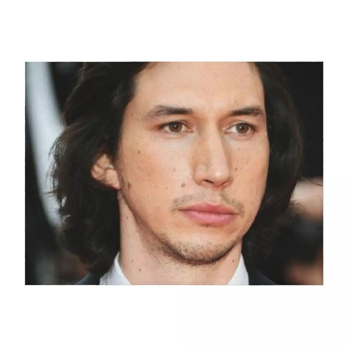 

adam driver Throw Blanket Winter beds Custom Personalized Gift Bed Blankets