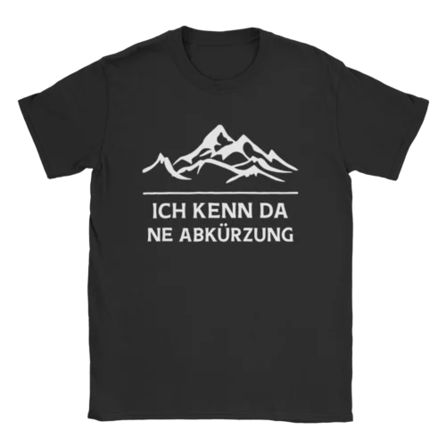 Neu Ich Kenn Da Ne Abkürzung Lustiger Spruch Unisex Geschenk T-Shirt