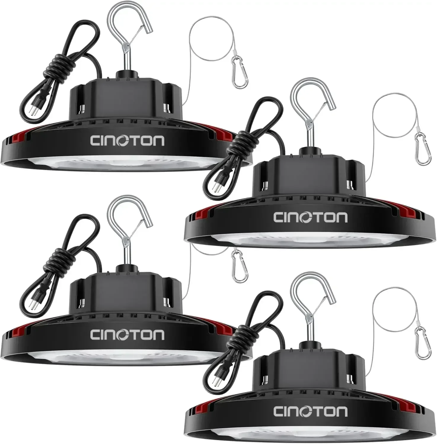 

160W UFO LED High Bay Light, Aluminum LED Shop Lights with 24000LM, 5000K Commercial Bay Lighting for Warehouse Garag