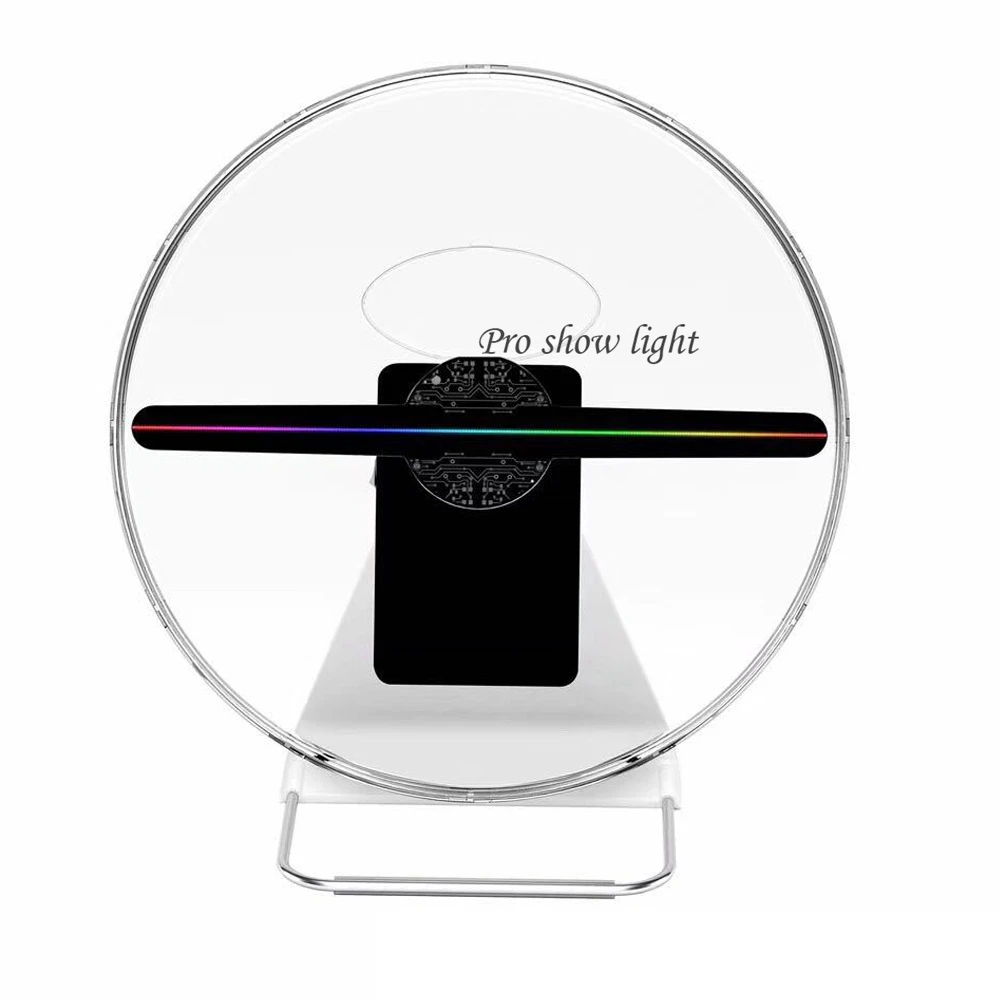3D Holographic Fan 30CM 3D Hologram Projector Advertising Display with 256LEDS LED Light WIFI/Mobile App Control for Party,Club