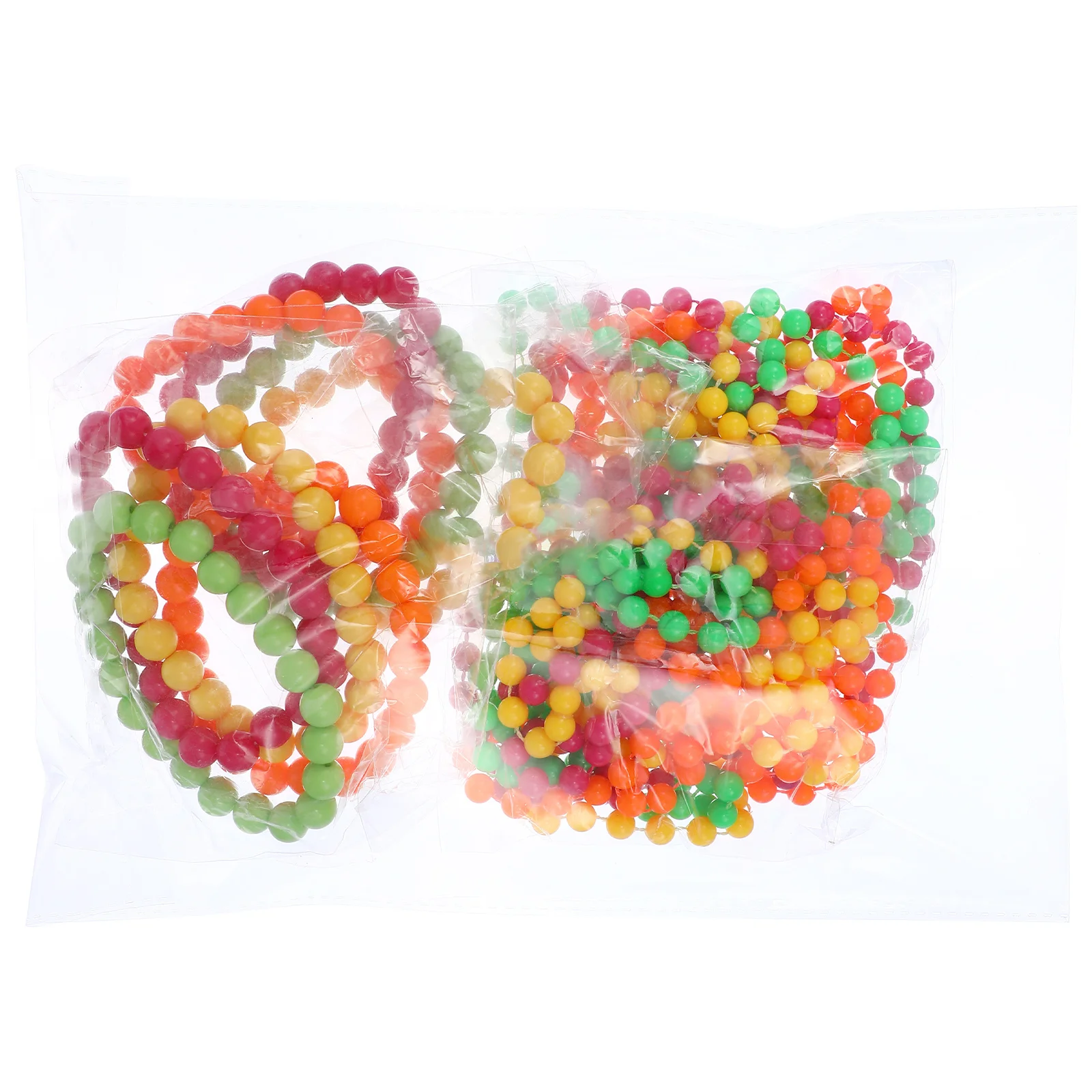 

16Pcs Neon Beads Chains Necklaces Bracelets Bright Colors Retro Party Dress-Up Costume Neon Necklaces 80s Jewelry for Women