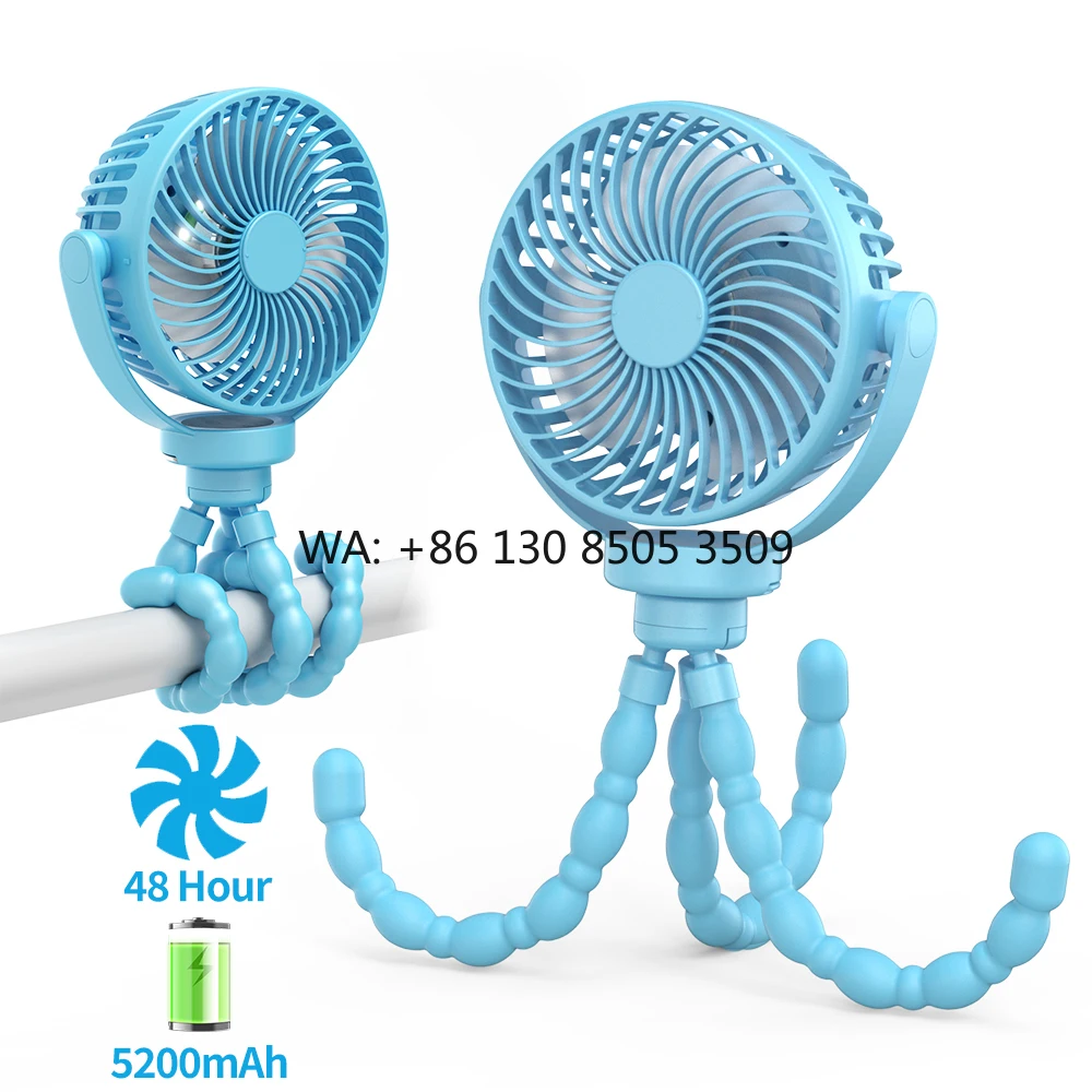 

Customizable High Quality Handheld Outdoor Usb Fan 2024 New Led Portable Baby Stroller Fan