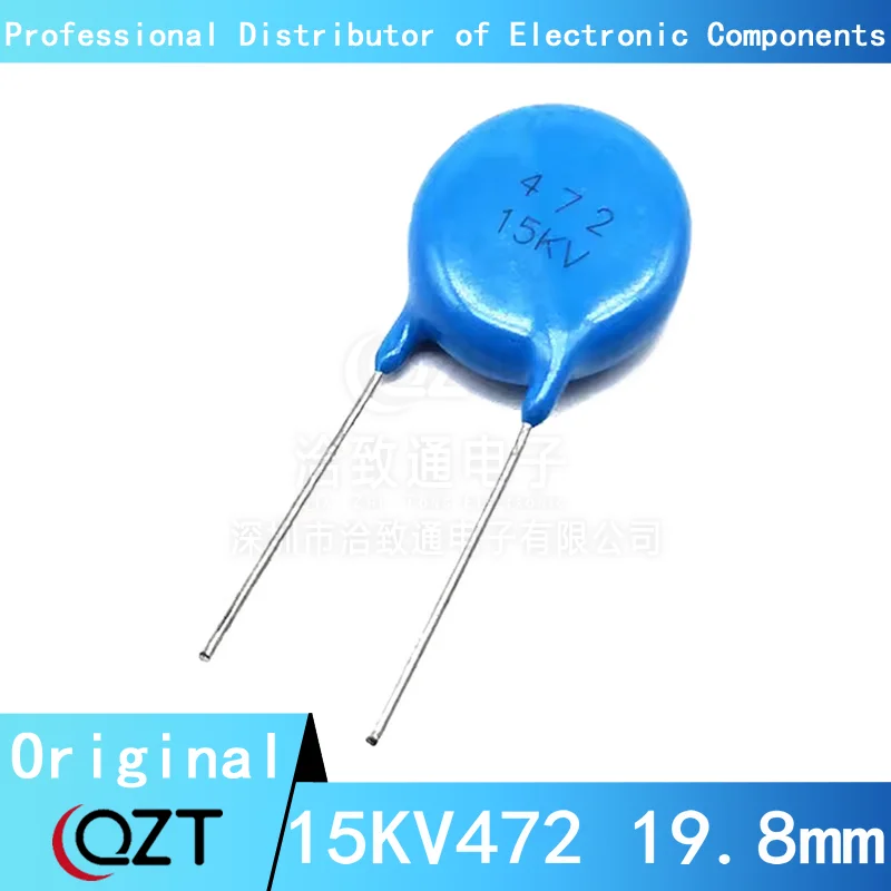 

5 шт./лот-10 шт./лот 15KV472 19,8 мм 472/15KV 472 15KV 15KV472 4700PF 4,7nF CT81 Высоковольтный керамический конденсатор