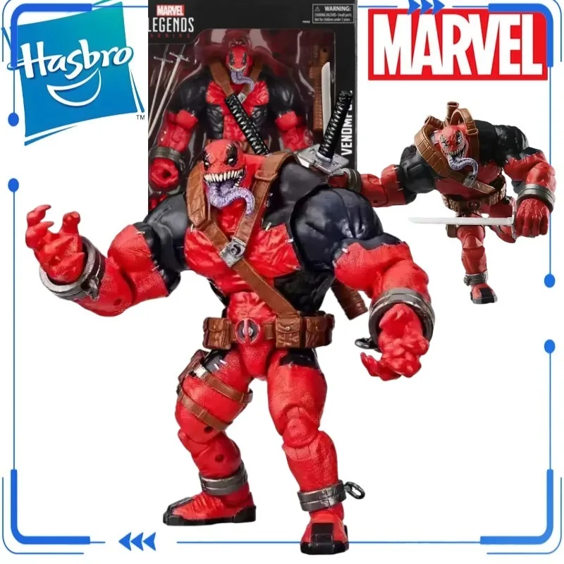

Genuine Hasbro Marvel Legends Venompool 6 Inch Big Figure Deadpool Series Sword Gun Accessory Collectible Toy In Stock