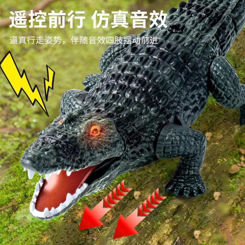 ضوء العين التحكم عن بعد محاكاة التمساح الكهربائي المزحة لعبة جديدة وفريدة من نوعها ، لعبة مضحكة للأطفال في الهالوين ، XT251