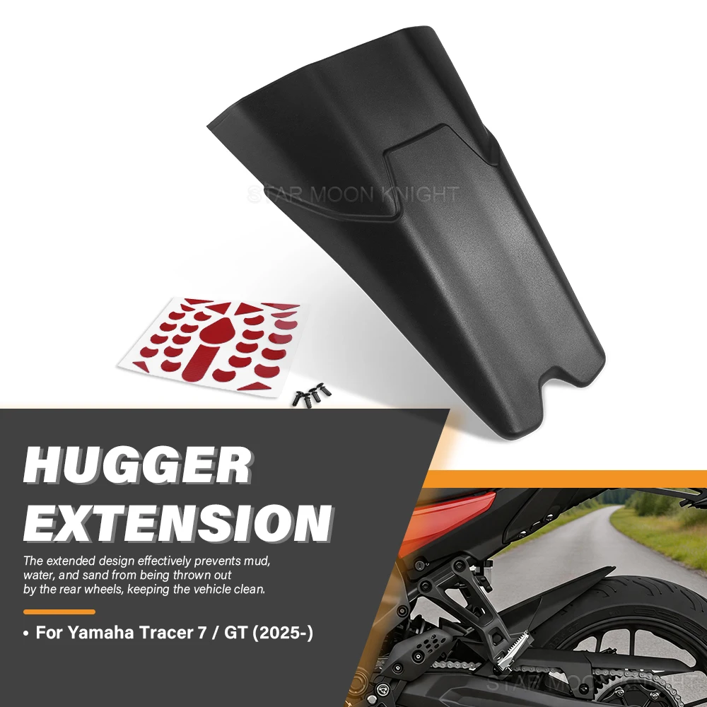 

Motorcycle Rear Fender Extension Mudguard Extender For YAMAHA Tracer 7 Tracer 7 GT Tracer 7GT 2025 2026 Splash Guard Accessories