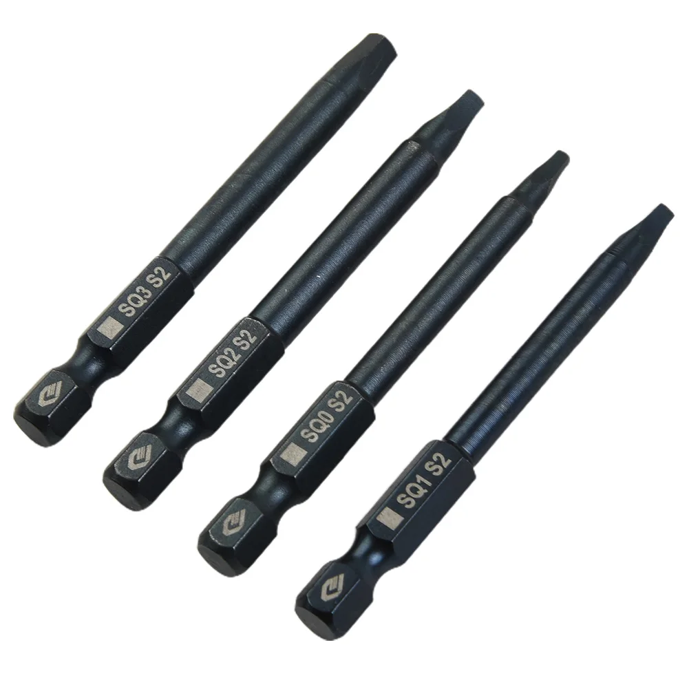 

Hand Tools Screwdriver Bits SQ2 SQ3 Steel Electric Screwdriver For Manual Locked Screws SQ0 SQ1 Strong Magnetic
