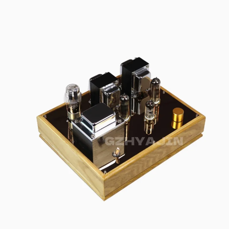 

New 6N11+EL84 5Z4P Rectified Solid Wood Single End Small Power Gallbladder Electronic Tube Amplifier Manual Shed Sound System