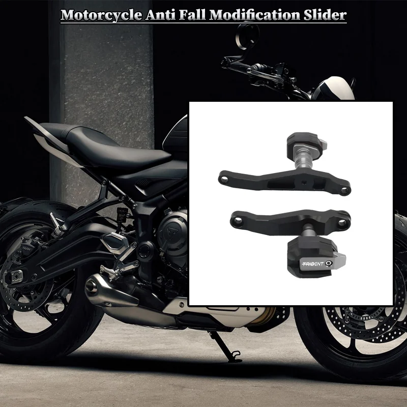 

High Quality For Trident 660 Trident660 2021 2022 Motorcycle Falling Protection Frame Slider Fairing Guard Crash Pad Protector