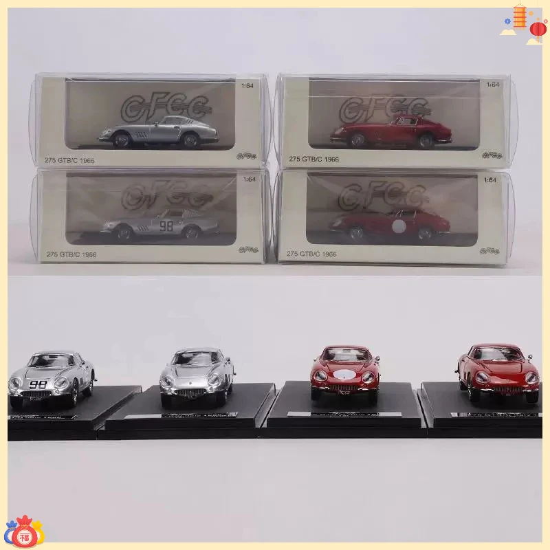 

GFCC 1:64 Scale 1966 275 GTB Sports Alloy Simulation Car Model Collection Display Ornament Toy Gift
