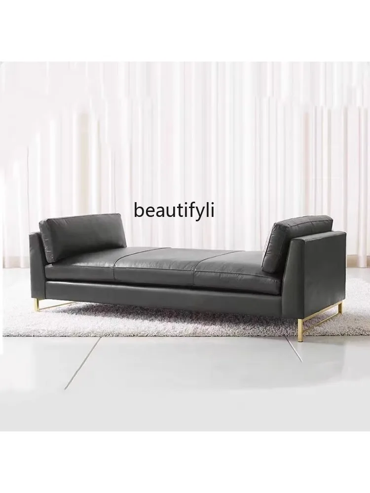 Nordic Light Luxury and Simplicity Bed End Stool Bedroom Foyer Home Cloakroom Shoes Changing Sofa Stool Bed Front Chaise Bed