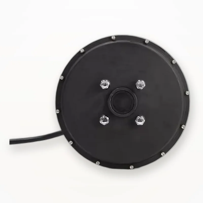 Upgraded Electric Car&Scooter Hub Motor 2000W-5000W Size 260,Single-Sided Axle Shaft,Dual Hall Sensor,Split Rim Wheel