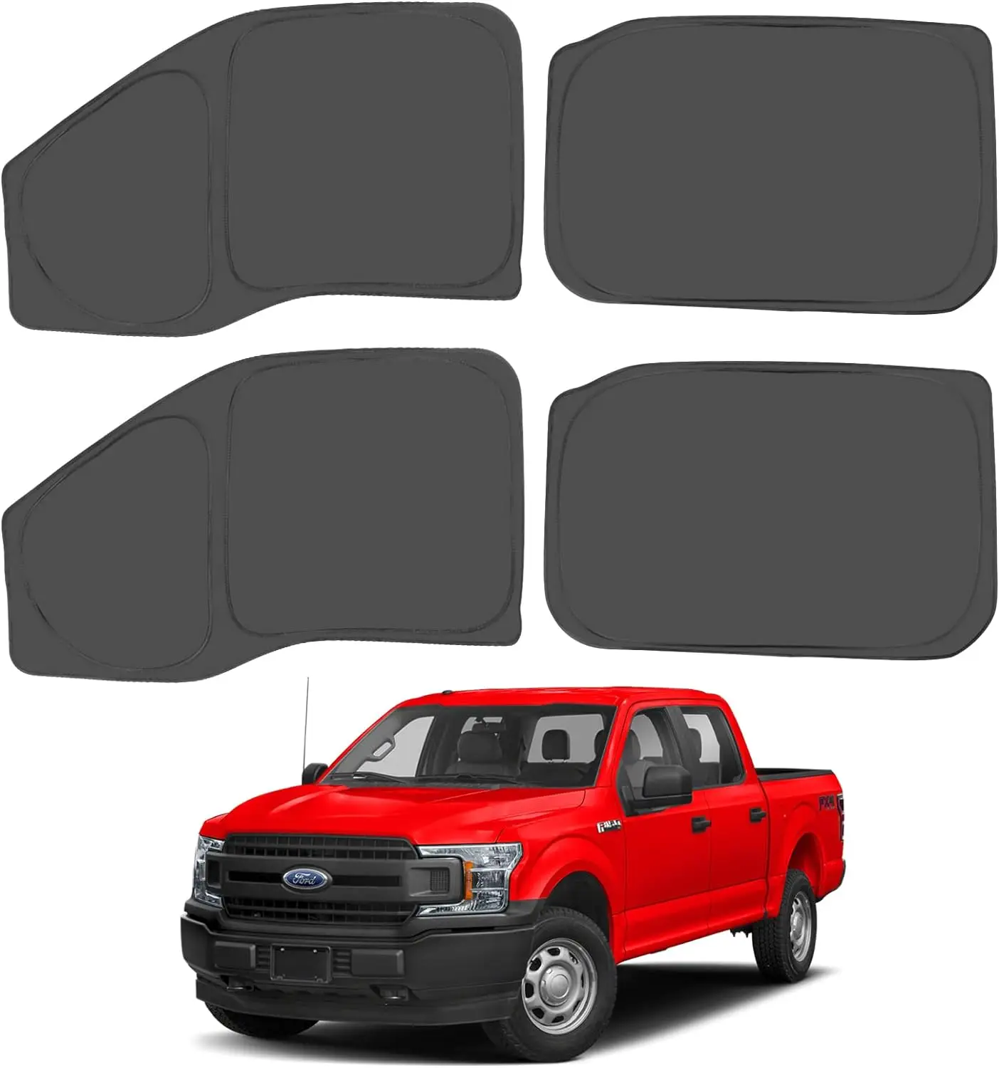 

2024 Upgrade Window Shades for Ford F150 F-150 2015-2020 Side Windows for Baby/Camping Sun UV Rays and Privacy Protection