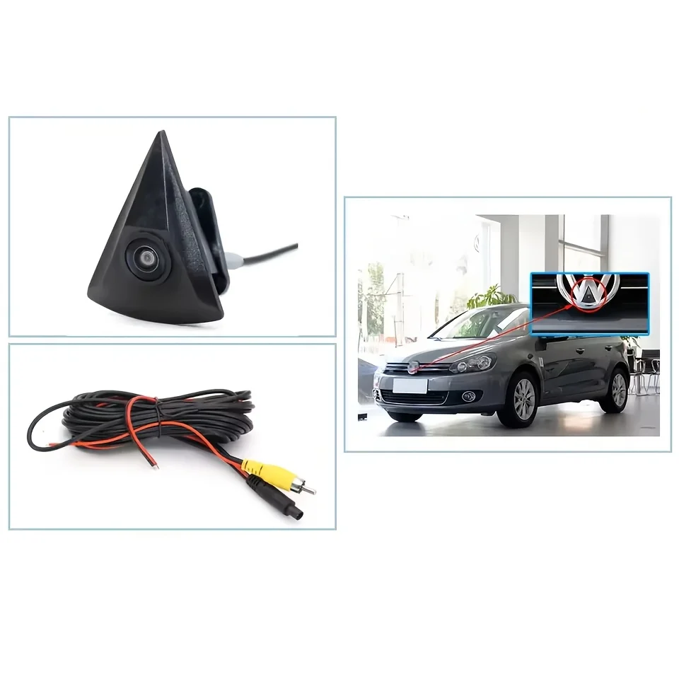 for VW General Front View OEM Camera Wide Angle Parking Monitoring System Camera or VW Transporter T4 T5 Passat B6 CC B5 Golf