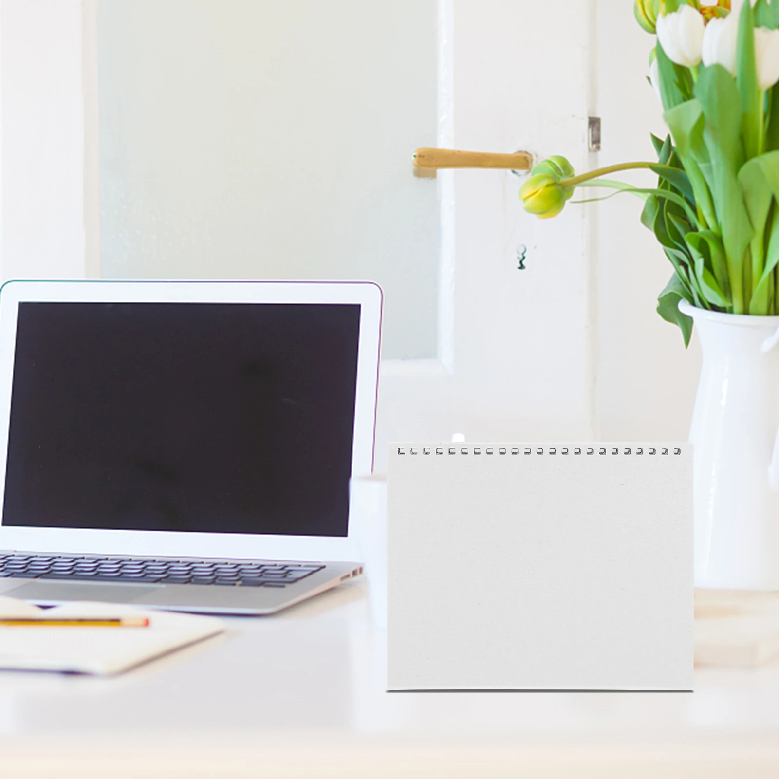 12pcs Diy Desktop Base Decorative Desk Calendar Rack For Home Office Multi-Purpose Calendar Making Supply Iridescent