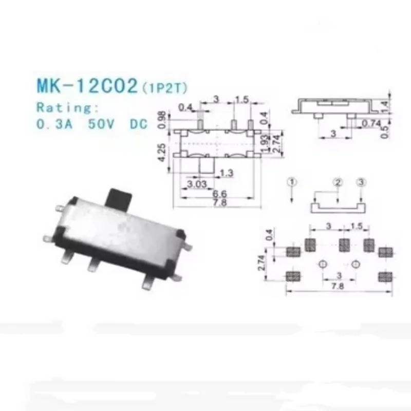 50Pcs/Lot MK12C02 7…