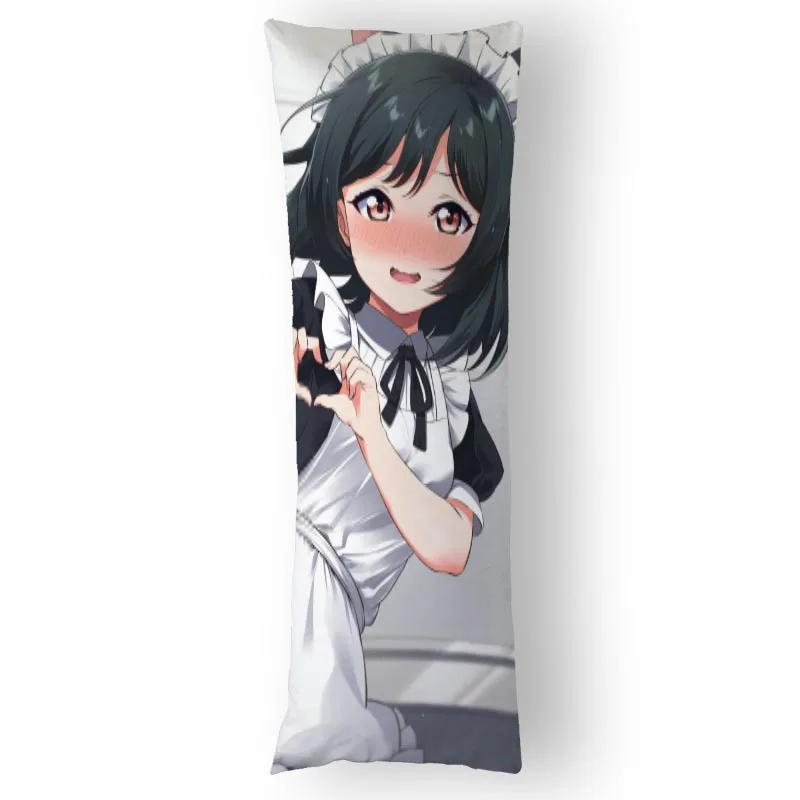 

Mifune Shioriko Dakimakura Pillowcase Hug Satin Pillowcover Almohada Anime Body Pillow Case Cushion Cover 35X100cm60X200cm 12.15