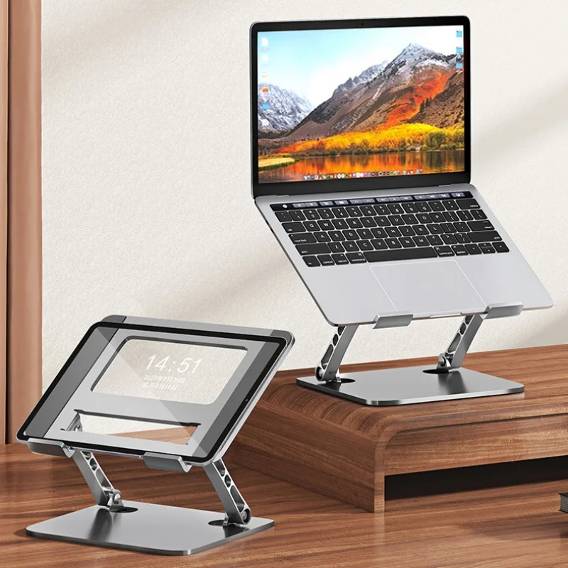 High Quality Laptop Stand Holder Foldable Aluminum Alloy Portable Notebook Stand 10-17Inch Mac-book Air Pro Computer Bracket