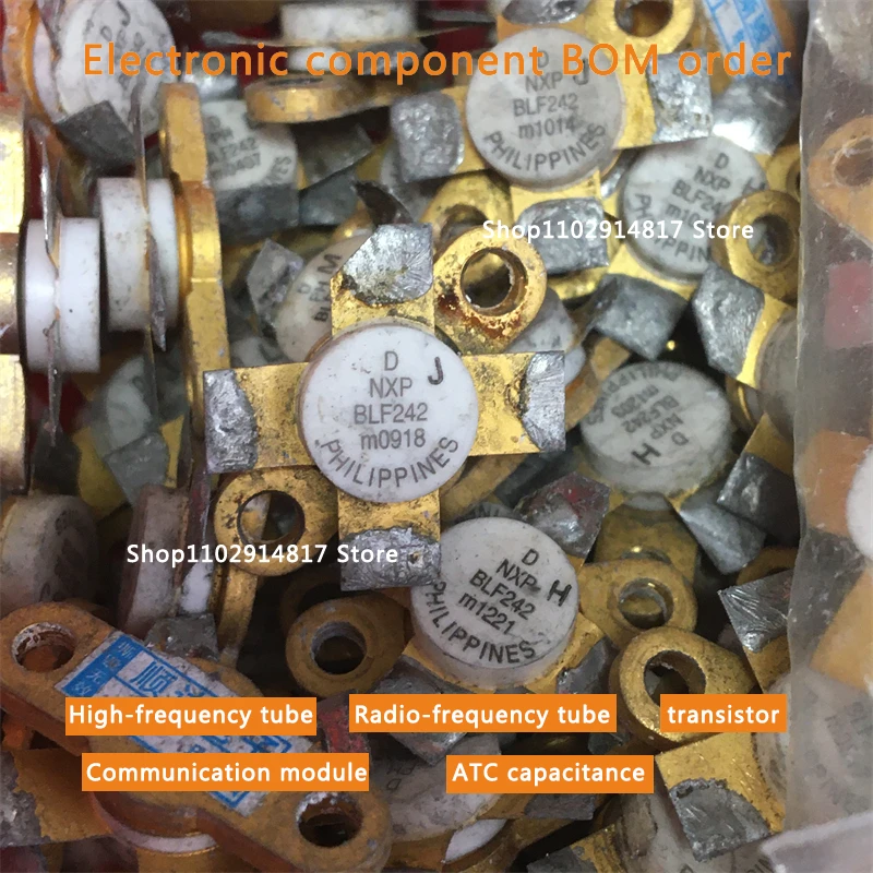 

BLF242 original power transistor high-frequency tube microwave tube RF tube power amplifier module ATC capacitor