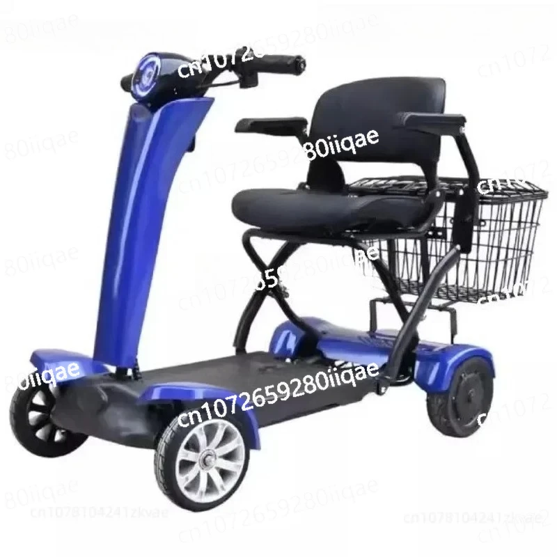 Wholesale   4 Wheel Automatic Folding Mobility Scooters Electric with Seat