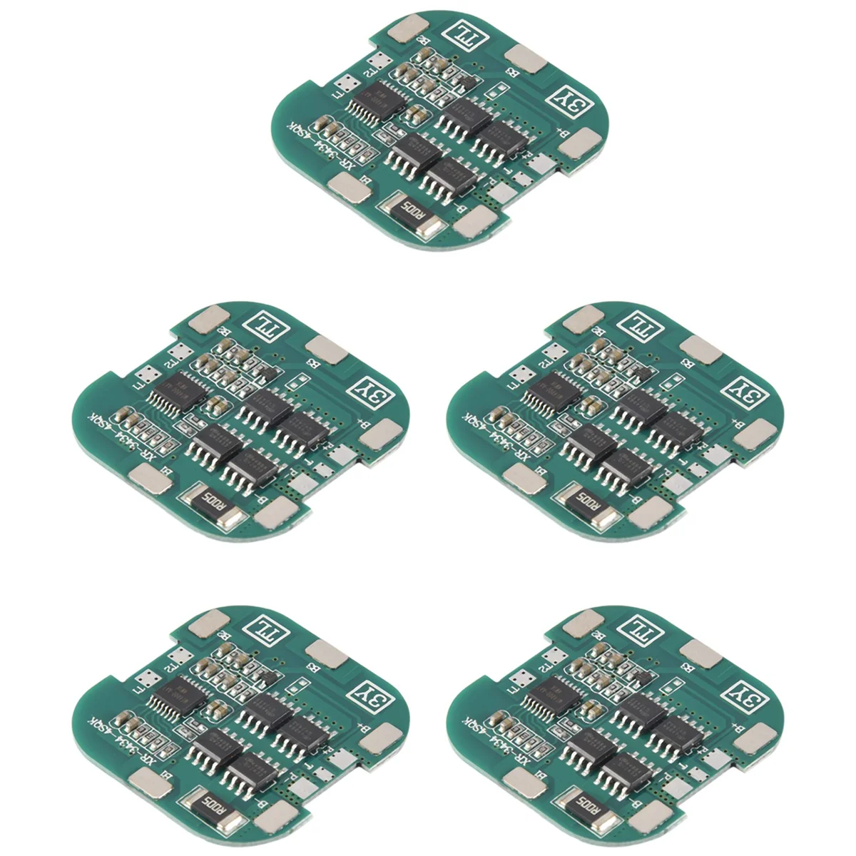 5 Pcs 4S BMS 8A 14.8V 18650 Li-Ion Lithium Battery Charge Board