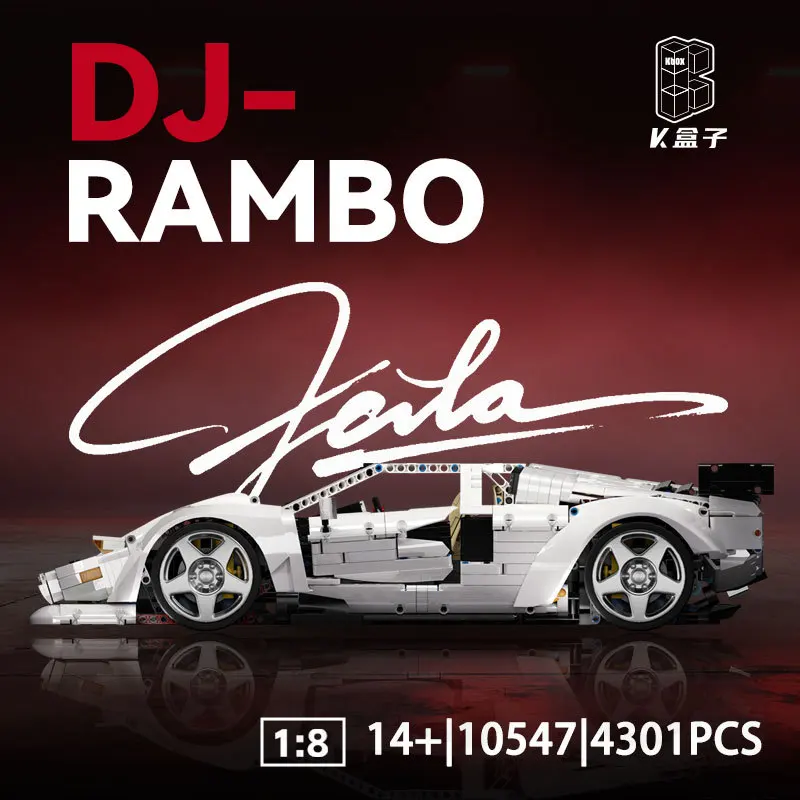 1301 Uds. MOC técnico 1:8 Countch Control remoto bloques de construcción de automóviles modelo de ladrillos juguetes de ensamblaje para niños conjunto de regalo de cumpleaños