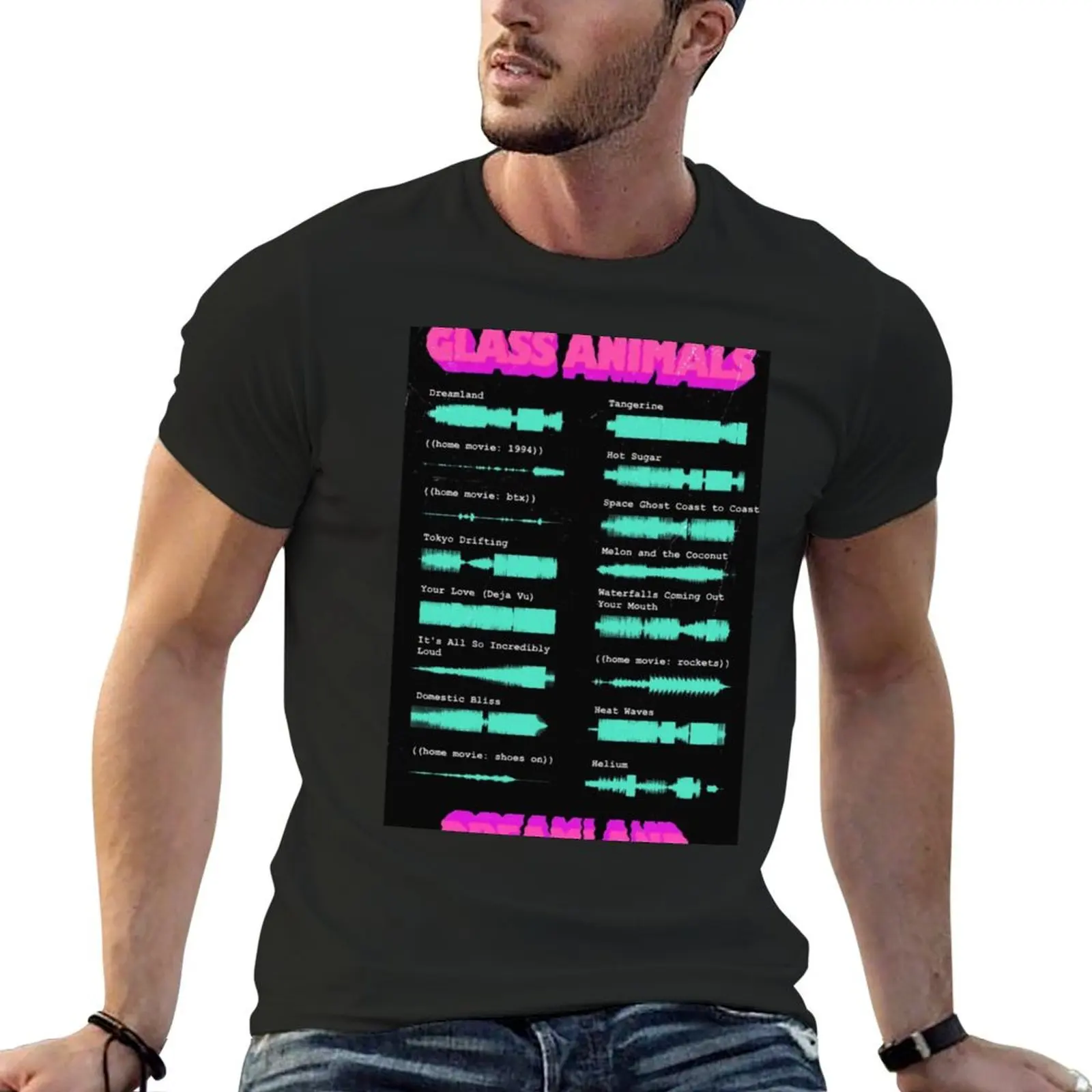 

Glass Animals Dreamland T-Shirt anime figures Aesthetic clothing anime clothes mens t shirts