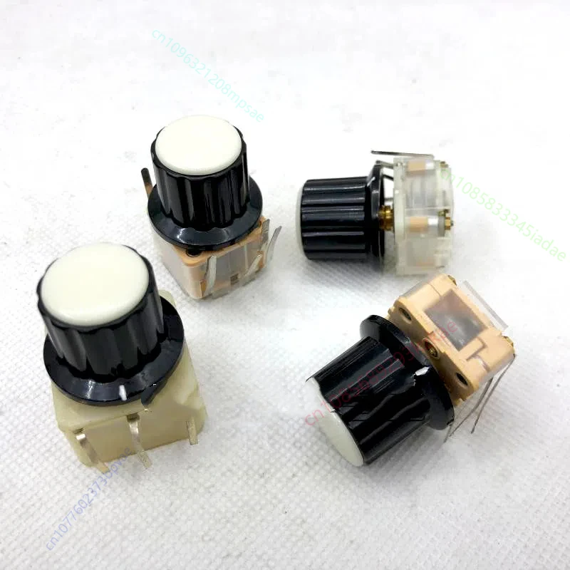 5Pcs CBM223/443 Thin Film Variable Capacitor with Extension Rod Installation Knob for Ore Machine Electronic Tube