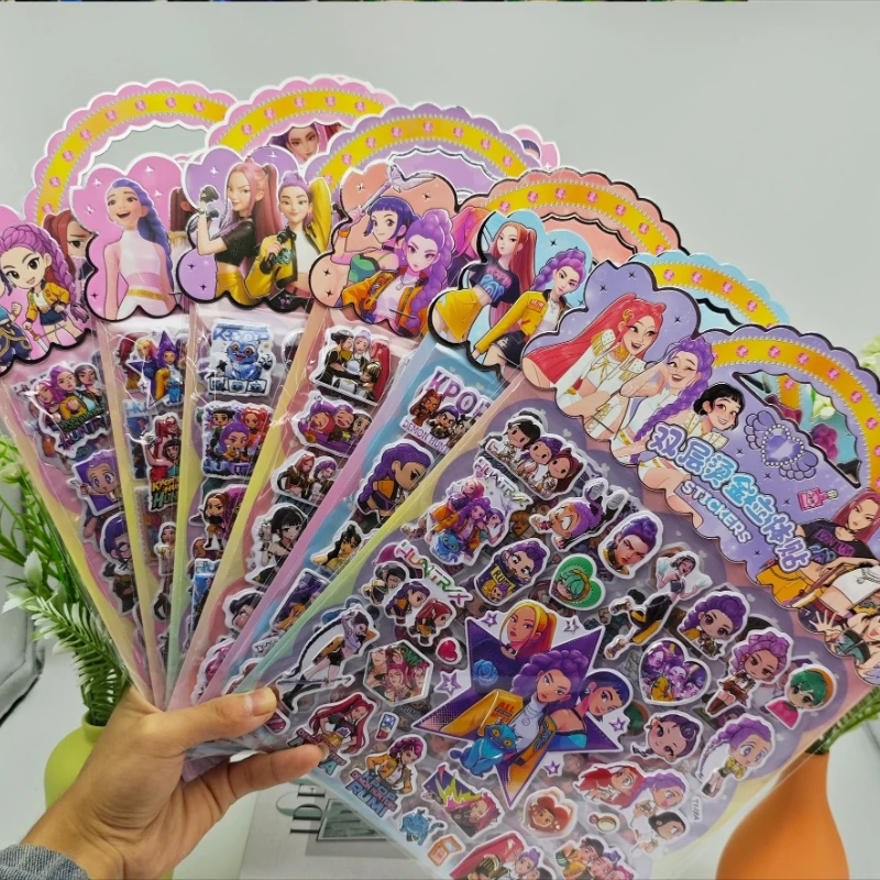 

Witch Hunting Group Double-layer Bronzing Three-dimensional Sticker Lumizoy Portable 3D Three-dimensional Bubble Sticker