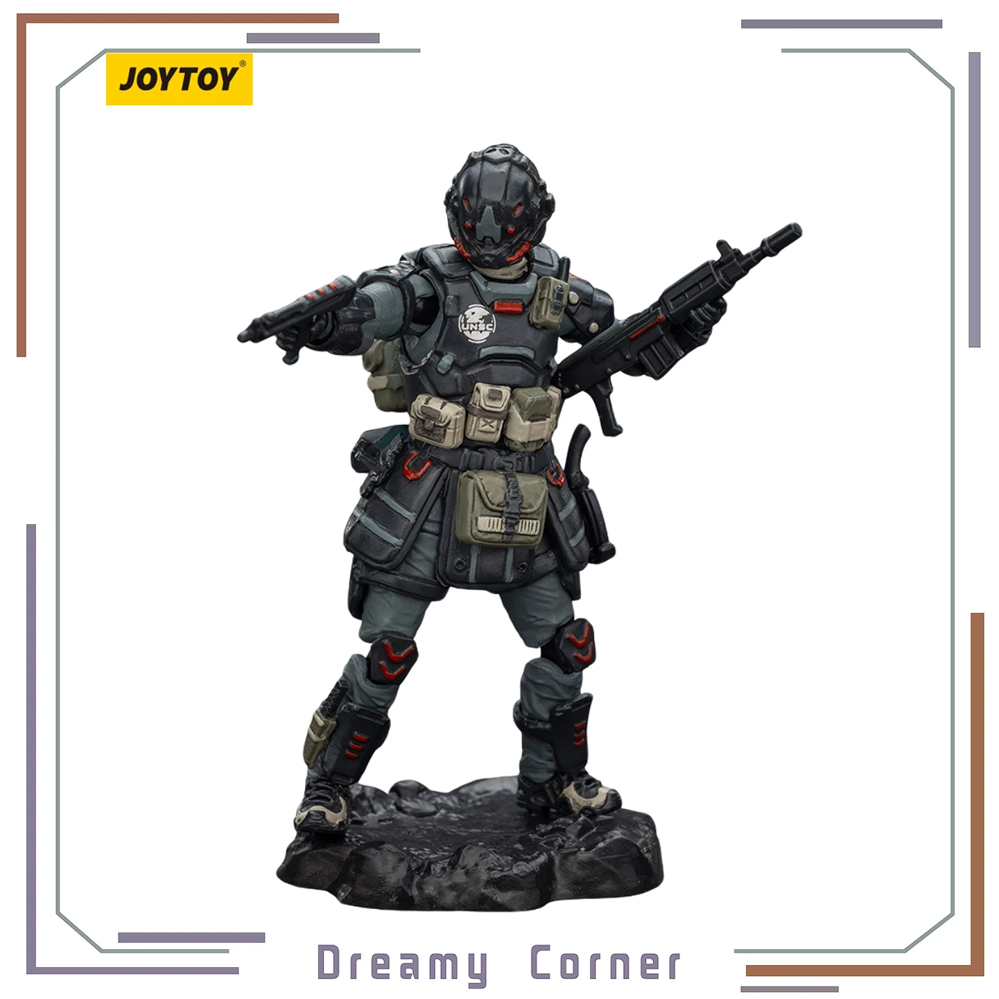 【In Stock】JOYTOY Action Figure Dark Source UNSC Breacher Aiden 1/25 Toys Ornaments Collection view 5