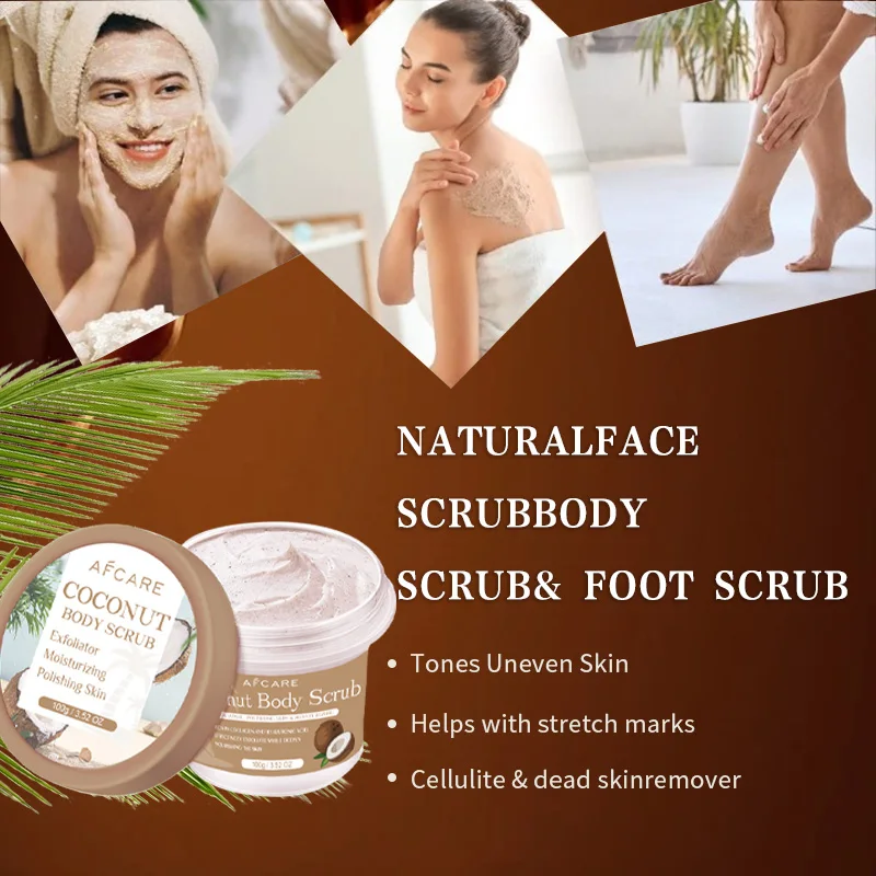 สครับมะพร้าว Milk Bleaching Face Body Cream ครีมบํารุงผิว Moisturizing Body Lotion Skin Lightening Cream Body Care