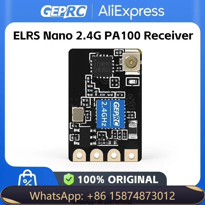 GEPRC ELRS Nano 2.4G PA100 Rec eiver ExpressLRS 2.4G 100mW Accessory  Parts Base Quad copter FPV Freestyle RC Racing Dr one