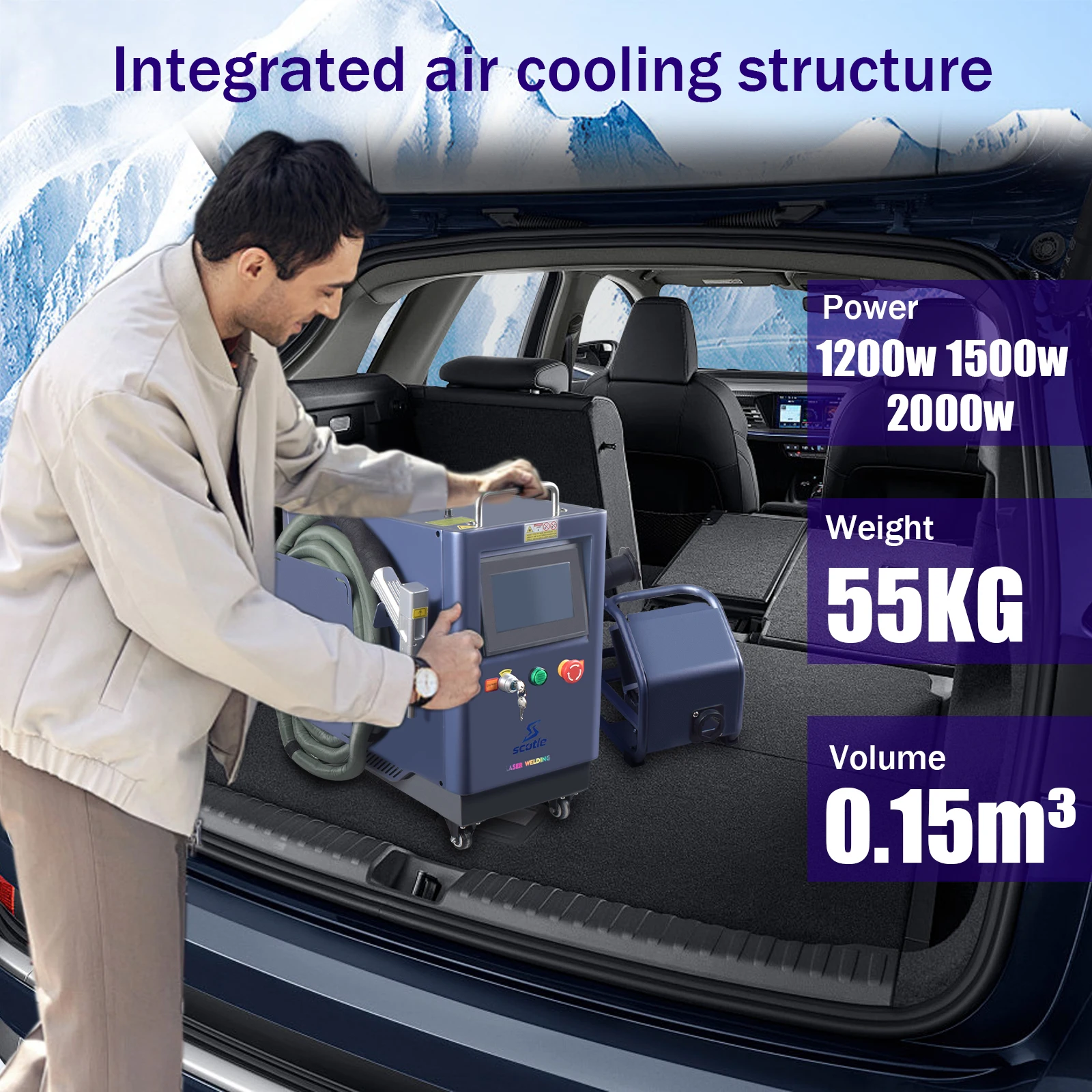 Mesin Las Laser Berpendingin U - Air Cooled Laser Welding Machine 1500W ulasan dan harga