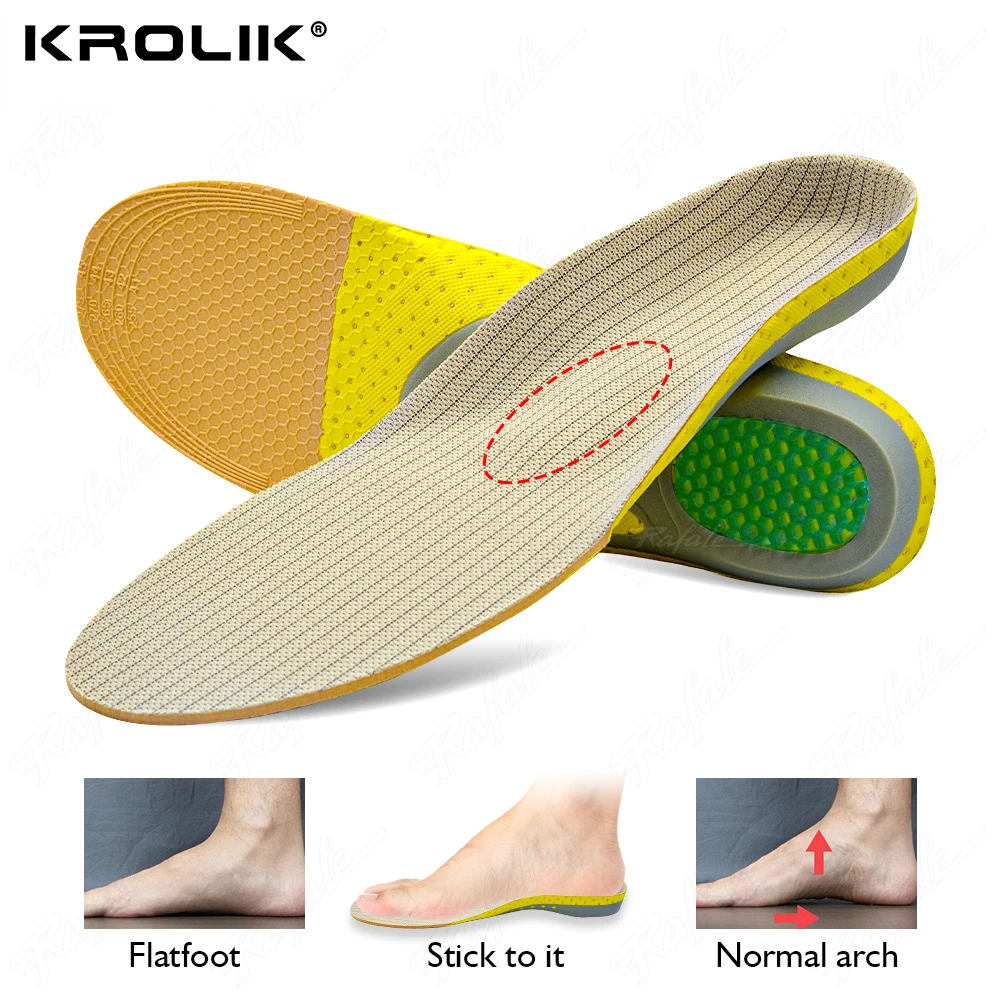 Premium Orthotic Gel Insoles Orthopedic Flat Foot Health Sole Pad For Shoes Insert Arch Support Pad For Plantar Fasciitis Unisex