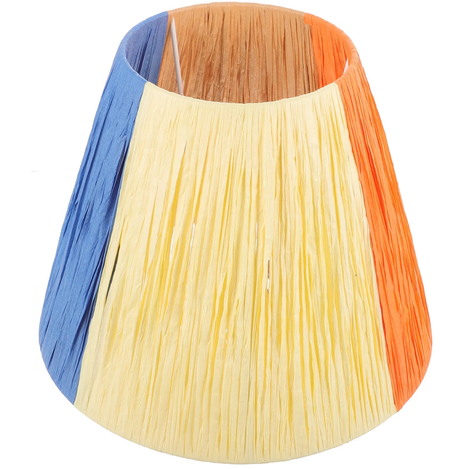 

Paper Lamp Shade Rustic Decor Pleated Design for Table Floor Desk Lamps Natural Warm Atmosphere Home Hotel Restaurant Lighting