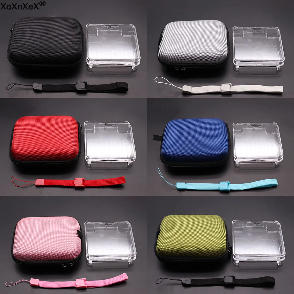 Hard Case Travel Carrying Protector Bag For GBA SP Console Clear Protective Cover Case Shell Housing with Adjustable rope
