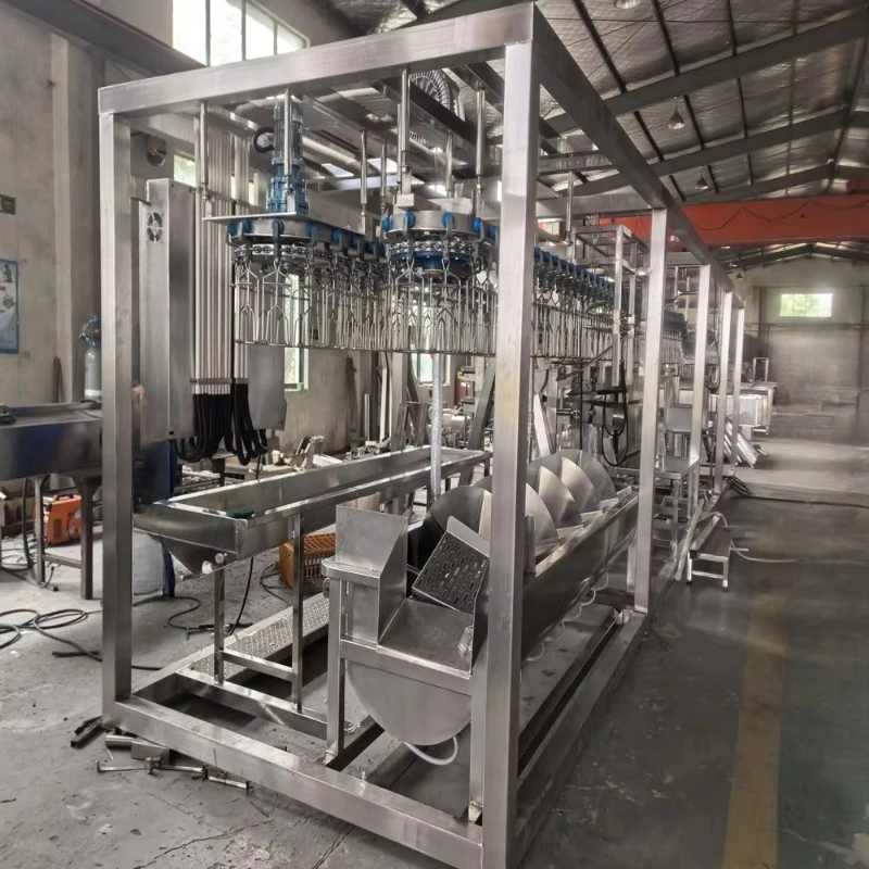 Customized Automatic Mobile Chicken Slaughterhouse Line Containerized Featuring Essential Gearbox Core Component