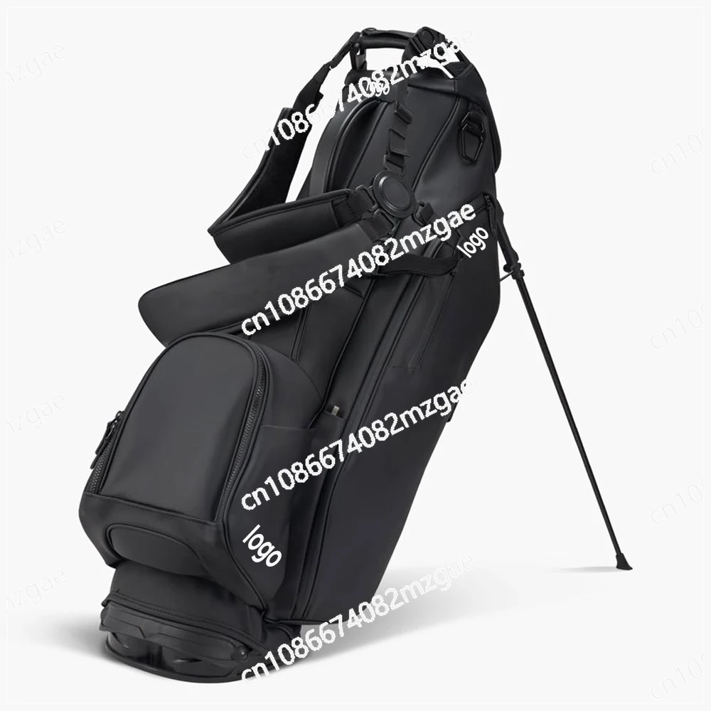 GOLF Factory Custom Logo Embroidery Golf Bags PU Leather Pouch 5 Ways Golf Stand Bag with Full 14 Dividers