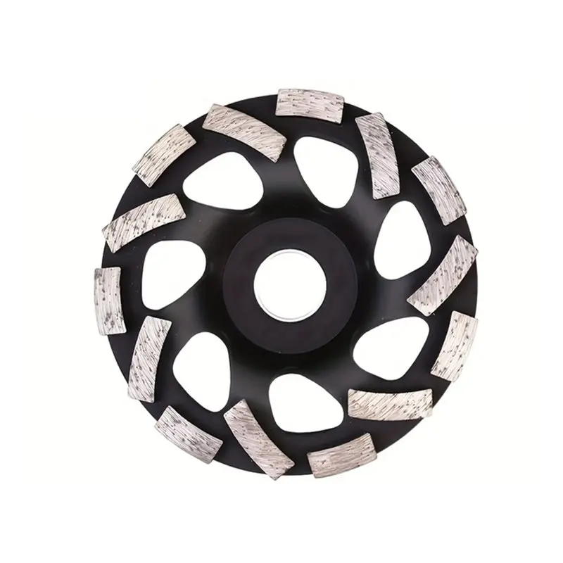 ABDJ-para eliminación de recubrimiento epoxi, muela de hormigón de 5 pulgadas con segmentos de diamante de eje de 7/8 pulgadas