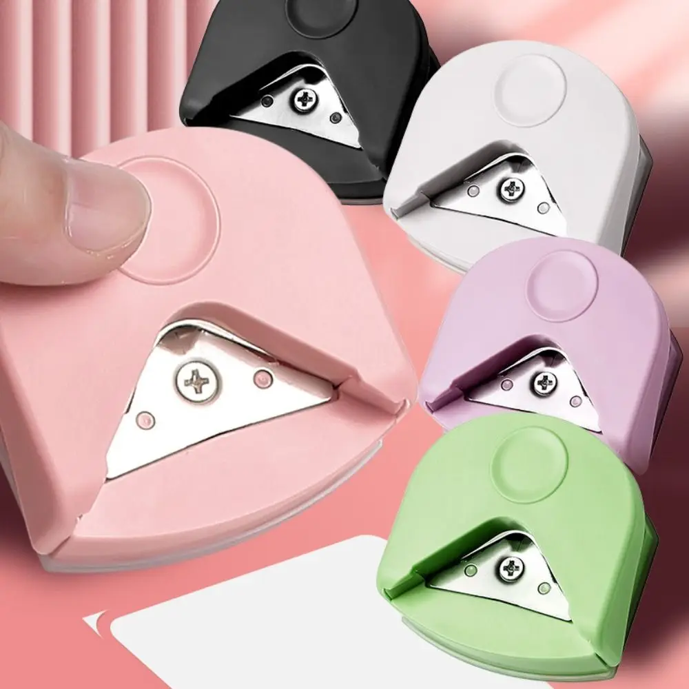 5 Color Paper Trimmer R4 Corner Punch Paper Cutter Arc-shaped R4 Corner Rounder Mini DIY Craft Cards Photo Cutting