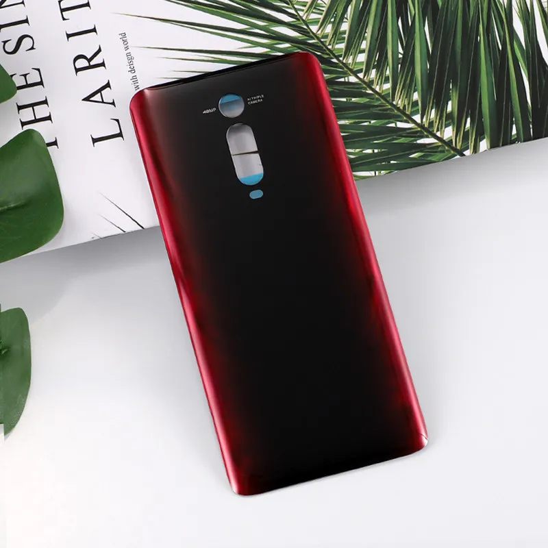 Задняя крышка аккумулятора Mi9T для Xiaomi Mi 9T Pro 6,39 дюйма, задний корпус, стеклянный чехол, замена запасных частей для ремонта