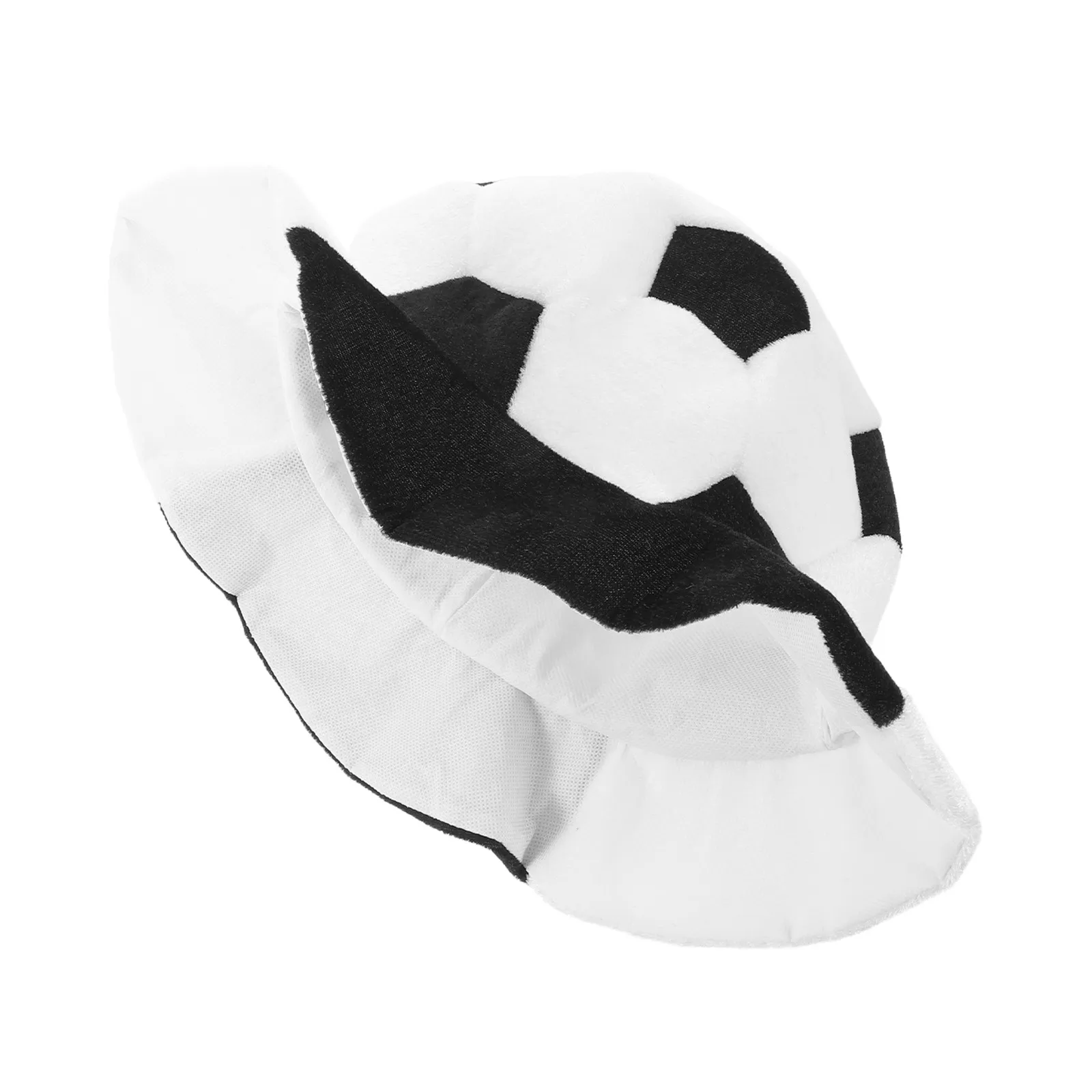 

Football Party Hat Soccer Ball Wide Brim Soft Cap for Sport Event Celebration Soccer Costume Birthday Carnival World Football